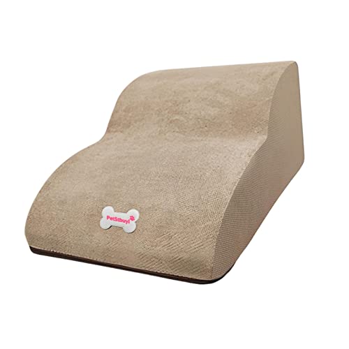 predolo Haustiertreppe für kleine Hunde und Katzen, tragbare Rampentreppe aus robustem Material zum Klettern auf Couch, Sofa und Hochbett, Khaki predolo Haustiertreppe für kleine Hunde und Katzen, tragbare Rampentreppe aus robustem Material zum Klettern auf Couch, Sofa und Hochbett, Khaki von predolo