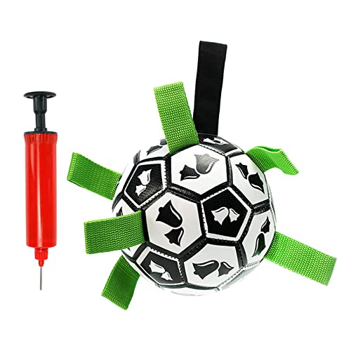 predolo Hunde-Fußball Haustier-Fußball Hunde-Schleppspielzeug Indoor Outdoor Training Spielen Kauspielzeug Interaktive Hundebälle für kleine und mittelgroße, Klingel predolo Hunde-Fußball Haustier-Fußball Hunde-Schleppspielzeug Indoor Outdoor Training Spielen Kauspielzeug Interaktive Hundebälle für kleine und mittelgroße, Klingel von predolo
