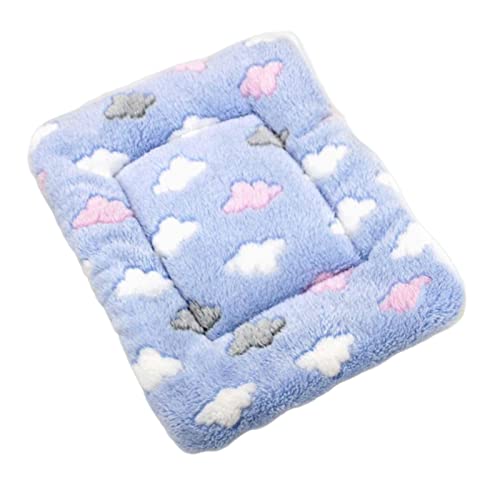 predolo Hundebettmatte Katzenbettmatten Käfigunterlage Pet Pad für Herbst Winter Indoor Bunny Sleeping Rabbit, blau M predolo Hundebettmatte Katzenbettmatten Käfigunterlage Pet Pad für Herbst Winter Indoor Bunny Sleeping Rabbit, blau M von predolo