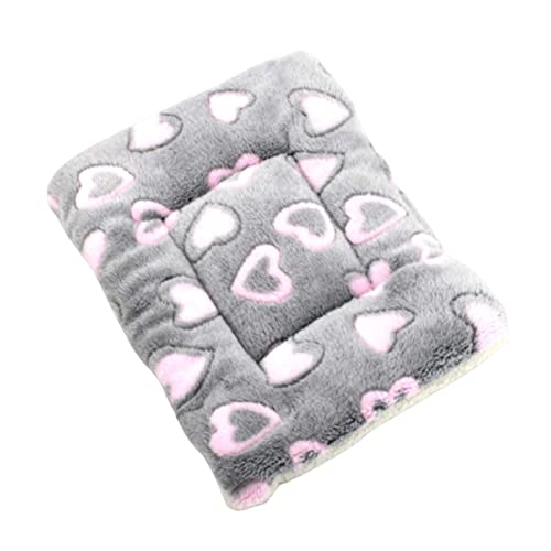 predolo Hundebettmatte Katzenbettmatten Käfigunterlage Pet Pad für Herbst Winter Indoor Bunny Sleeping Rabbit, grau m predolo Hundebettmatte Katzenbettmatten Käfigunterlage Pet Pad für Herbst Winter Indoor Bunny Sleeping Rabbit, grau m von predolo