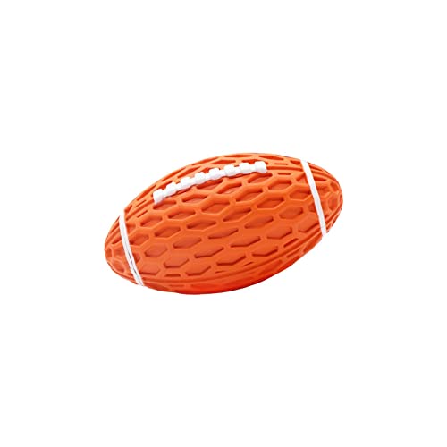 predolo Hundespielzeugbälle Interaktiver Hundeball Rugby Pet Game Sounds Heavy Duty Dog Chew Toy Pet Squeaky Toys Balls for Indoor Entertainment, Orange groß predolo Hundespielzeugbälle Interaktiver Hundeball Rugby Pet Game Sounds Heavy Duty Dog Chew Toy Pet Squeaky Toys Balls for Indoor Entertainment, Orange groß von predolo