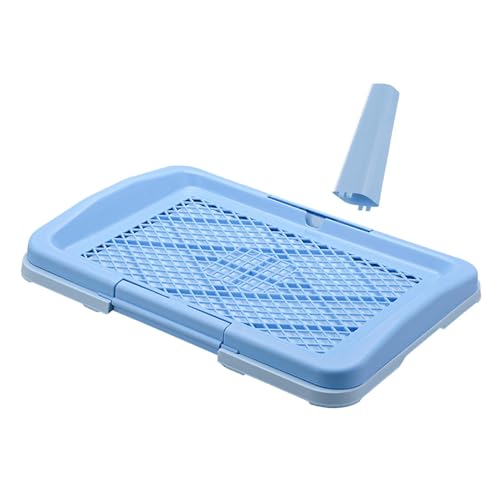 predolo Hundetoilette, Welpen Toilettentrainer, Netzgitter, Welpen PIPI Tablett, Urinal, Hundetöpfchen Tablett, Bettpfanne für Kleine, Mittelgroße Und Große H, Hellblau predolo Hundetoilette, Welpen Toilettentrainer, Netzgitter, Welpen PIPI Tablett, Urinal, Hundetöpfchen Tablett, Bettpfanne für Kleine, Mittelgroße Und Große H, Hellblau von predolo