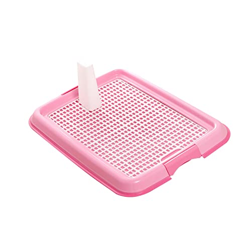 predolo Hundetoilette Puppy Pee Tray Loo Pad Urinal Lattice Potty Trainer Wiederverwendbare Pet Training Toilettenschale für kleine und mittlere Hunde, ROSA predolo Hundetoilette Puppy Pee Tray Loo Pad Urinal Lattice Potty Trainer Wiederverwendbare Pet Training Toilettenschale für kleine und mittlere Hunde, ROSA von predolo