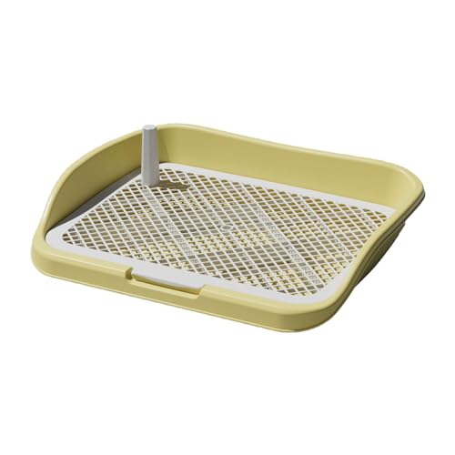 predolo Hundetoiletten-PIPI-Pad-Halter, Hundetöpfchen-Tablett, Trainingspad für Krankenhaus, Garten, Heimgebrauch, Kaninchen, kleine und, Gelb predolo Hundetoiletten-PIPI-Pad-Halter, Hundetöpfchen-Tablett, Trainingspad für Krankenhaus, Garten, Heimgebrauch, Kaninchen, kleine und, Gelb von predolo