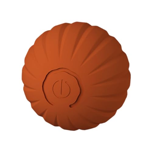 predolo Interaktives Hundespielzeug, Ball, Katzenspielzeug, rollendes Hundespielzeug mit Licht für Indoor-Spielzubehör, Orange predolo Interaktives Hundespielzeug, Ball, Katzenspielzeug, rollendes Hundespielzeug mit Licht für Indoor-Spielzubehör, Orange von predolo