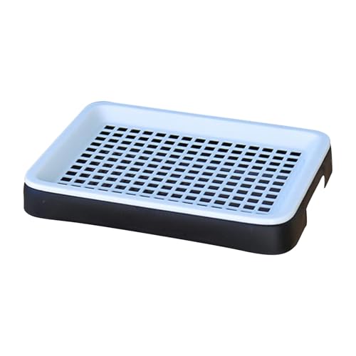 predolo Kaninchentoilette, Bettpfanne, tragbar, abnehmbar, Trainingspfannenkäfig mit Toilettentablett, Pee-Pan-Tablett für kleine Tiere, Chinchillas, Schwarz predolo Kaninchentoilette, Bettpfanne, tragbar, abnehmbar, Trainingspfannenkäfig mit Toilettentablett, Pee-Pan-Tablett für kleine Tiere, Chinchillas, Schwarz von predolo