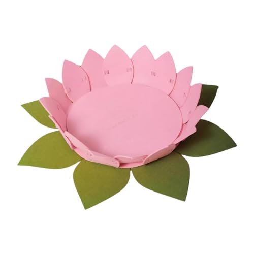 predolo Katzenbett in Lotusblumenform, Bequemes, Bissfestes, Kreatives Kissen von predolo