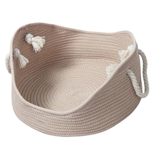 predolo Katzenbettkorb, Gewebtes Katzenbett, Nest für Haustiere, Kätzchen, Alle Jahreszeiten, Universeller Haushalt, Tragbar, Kratzfest, Atmungsaktiv, Hundehü, l predolo Katzenbettkorb, Gewebtes Katzenbett, Nest für Haustiere, Kätzchen, Alle Jahreszeiten, Universeller Haushalt, Tragbar, Kratzfest, Atmungsaktiv, Hundehü, l von predolo