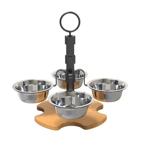 predolo Katzenfutternäpfe mit erhöhtem Design, Futterstation für Haustiere, Ständer für kleine Hunde von predolo