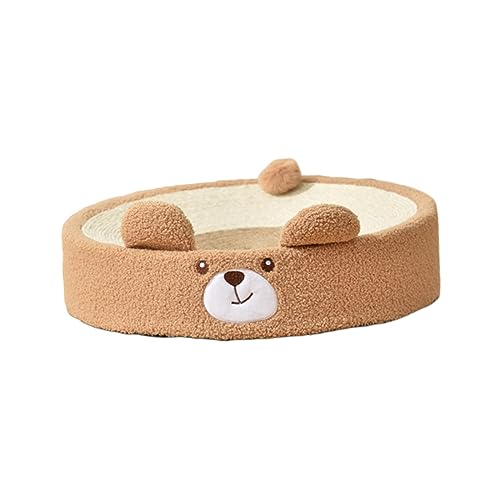 predolo Katzenkratzbett für Katzen im Innenbereich, Schleifklaue, rutschfeste Unterseite, Möbelschutz für Couch, Teppich, Sofa, Katzenkratzschale, Bear predolo Katzenkratzbett für Katzen im Innenbereich, Schleifklaue, rutschfeste Unterseite, Möbelschutz für Couch, Teppich, Sofa, Katzenkratzschale, Bear von predolo