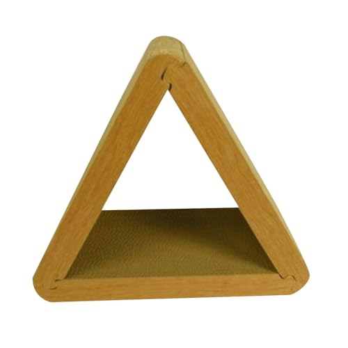 predolo Katzenkratzbrett Dreieck Kratzpad Kratzmöbel Kratzschutz aus Umweltfreundlichem Wellpappe für Möbel für Haustierliebhaber Katzenbesitzer Wohnzimmer von predolo