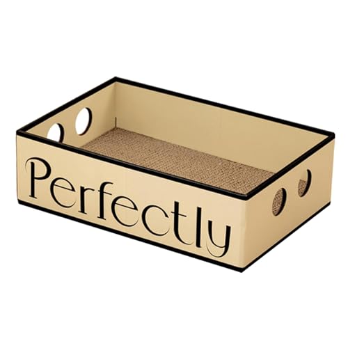 predolo Katzenkratzer aus Pappe, Kratzbrett, Katzenkratzbrett, Liegebox für kleine und mittelgroße Katzenkätzchen, Perfekt predolo Katzenkratzer aus Pappe, Kratzbrett, Katzenkratzbrett, Liegebox für kleine und mittelgroße Katzenkätzchen, Perfekt von predolo