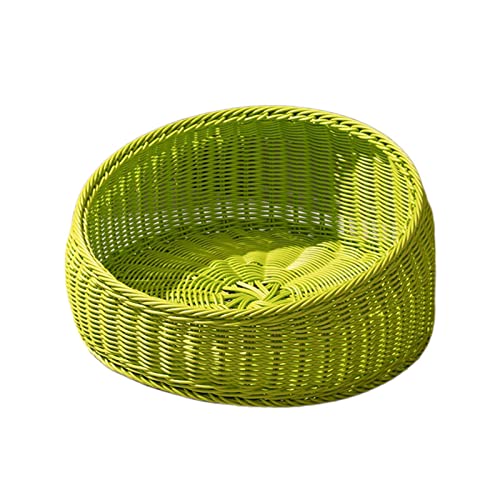 predolo Katzenschlafbett, Leichtes Haustierbett für Den Sommer, Kätzchen, Kleine, Mittelgroße Hunde, GRÜN predolo Katzenschlafbett, Leichtes Haustierbett für Den Sommer, Kätzchen, Kleine, Mittelgroße Hunde, GRÜN von predolo