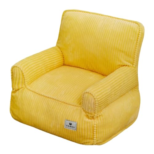 predolo Katzensofa, Welpenschlafbett, Tragbar, Bequem, Modisch, für Alle Jahreszeiten Geeignet, Leicht zu Reinigen, Langlebig, Katzencouch, Haustierbett, Gelb predolo Katzensofa, Welpenschlafbett, Tragbar, Bequem, Modisch, für Alle Jahreszeiten Geeignet, Leicht zu Reinigen, Langlebig, Katzencouch, Haustierbett, Gelb von predolo