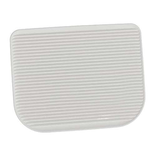 predolo Katzenstreu-Matte, Katzenstreu-Pad-Teppich für Katzentoilette, Katzenstreu-Matte für den Boden für Heimtierbedarf, Weiß predolo Katzenstreu-Matte, Katzenstreu-Pad-Teppich für Katzentoilette, Katzenstreu-Matte für den Boden für Heimtierbedarf, Weiß von predolo