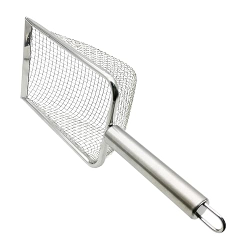predolo Katzenstreuschaufel, Feinsandstreuschaufel mit Griff, Haustierstreusieb, Kitty Metallschaufel, 4.3 mm x 4.3 mm predolo Katzenstreuschaufel, Feinsandstreuschaufel mit Griff, Haustierstreusieb, Kitty Metallschaufel, 4.3 mm x 4.3 mm von predolo