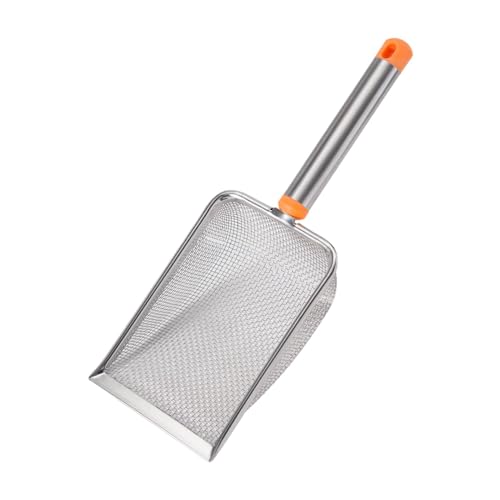 predolo Katzenstreuschaufel, Haustier Reinigungsschaufel, Haustier, Langer Griff, Feinmaschiger Edelstahl für Kätzchen, Haustierbedarf, Welpe, Maschenweite 3,8 x 3,8 mm predolo Katzenstreuschaufel, Haustier Reinigungsschaufel, Haustier, Langer Griff, Feinmaschiger Edelstahl für Kätzchen, Haustierbedarf, Welpe, Maschenweite 3,8 x 3,8 mm von predolo