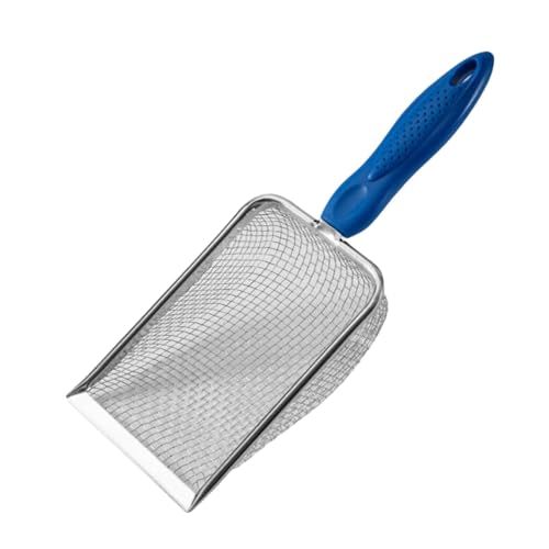 predolo Katzenstreuschaufel aus Edelstahl, Sandschaufel, Metallstreuschaufel für Kätzchen, 1.5 x 1.5 mm Maschenweite predolo Katzenstreuschaufel aus Edelstahl, Sandschaufel, Metallstreuschaufel für Kätzchen, 1.5 x 1.5 mm Maschenweite von predolo