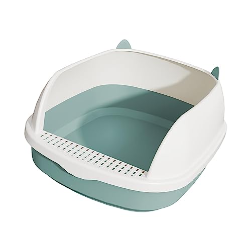 predolo Katzentoilette, Bettpfanne, Abnehmbarer Rahmen, langlebig, Sandkasten, Bettpfanne, Haustiertoilette, Katzentöpfchen, Toilette für kleine Tiere, blaues S predolo Katzentoilette, Bettpfanne, Abnehmbarer Rahmen, langlebig, Sandkasten, Bettpfanne, Haustiertoilette, Katzentöpfchen, Toilette für kleine Tiere, blaues S von predolo