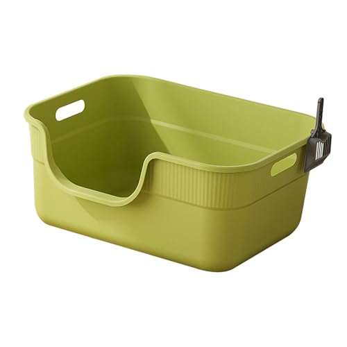 predolo Katzentoilette, Kompakte Katzentoilette, Sandkasten, 24 cm Hohe Seitenwände, Leicht zu Tragende Katzentoilette, Sieb Katzentoilette für Hauskatzen, Ka, Grün predolo Katzentoilette, Kompakte Katzentoilette, Sandkasten, 24 cm Hohe Seitenwände, Leicht zu Tragende Katzentoilette, Sieb Katzentoilette für Hauskatzen, Ka, Grün von predolo