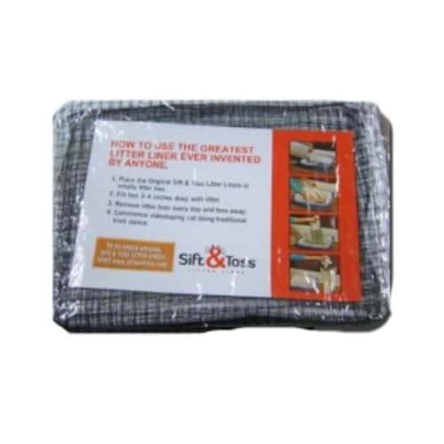predolo Katzentoilettenliner aus Hochwertigem PP Material mit Auslaufsicherung Und Geruchskontrolle Ideal für Selbstreinigende Katzentoiletten für Hygiene, 37x26x13cm von predolo