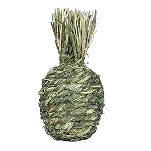 predolo Kauball für Kleintiere, natürliche Rattan Grasballen als Spielzeug für andere Kleintiere, Welpen und Meerschweinchen, Ananas predolo Kauball für Kleintiere, natürliche Rattan Grasballen als Spielzeug für andere Kleintiere, Welpen und Meerschweinchen, Ananas von predolo