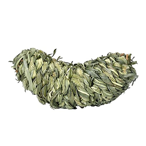 predolo Kauball für Kleintiere, natürliche Rattan Grasballen als Spielzeug für andere Kleintiere, Welpen und Meerschweinchen, Banane predolo Kauball für Kleintiere, natürliche Rattan Grasballen als Spielzeug für andere Kleintiere, Welpen und Meerschweinchen, Banane von predolo