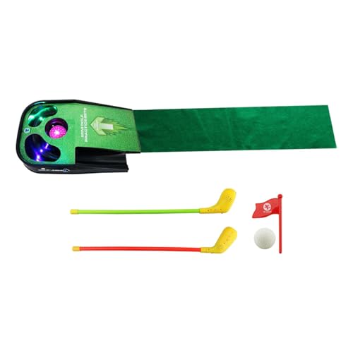predolo Kinder Golfset mit Puttingmatte und Golfschlägern für den Garten von predolo