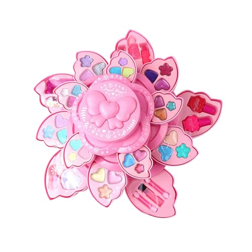 predolo Kinder-Make-up-Werkzeug-Set, Kosmetik-Sets, Party-Cosplay, Rollen-Make-up-Set für Mädchen und Kleinkinder, 4 Stufe L predolo Kinder-Make-up-Werkzeug-Set, Kosmetik-Sets, Party-Cosplay, Rollen-Make-up-Set für Mädchen und Kleinkinder, 4 Stufe L von predolo