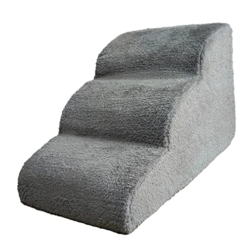 predolo Komfortable Haustiertreppe für ältere Hunde, praktischer Bezug, platzsparend, Grau predolo Komfortable Haustiertreppe für ältere Hunde, praktischer Bezug, platzsparend, Grau von predolo