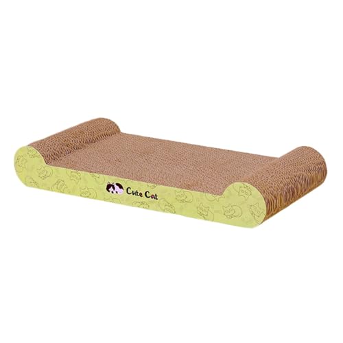 predolo Kratzbaum aus Karton, Kratzbett, schützt Teppiche und Sofas, multifunktional, zum Kratzen von Krallen, zum Spielen, Katzenkratzbrett, Haustierbett, GrÜn predolo Kratzbaum aus Karton, Kratzbett, schützt Teppiche und Sofas, multifunktional, zum Kratzen von Krallen, zum Spielen, Katzenkratzbrett, Haustierbett, GrÜn von predolo