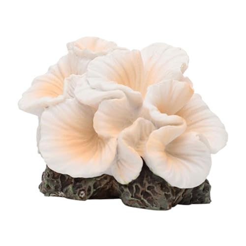 predolo Künstliche Korallen Aquarium Korallen Ornament Aquarium Landschaft Ornament Aquarium Dekor für Balkon, Weiß und Orange predolo Künstliche Korallen Aquarium Korallen Ornament Aquarium Landschaft Ornament Aquarium Dekor für Balkon, Weiß und Orange von predolo