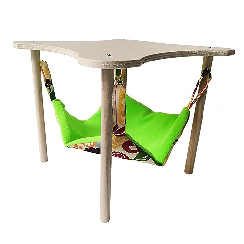 predolo Meerschweinchen-Hängematte, Hamster-Hängematte, hängendes Hängemattenbett, Meerschweinchen-Versteck für, 28cmx28cmx24cm von predolo