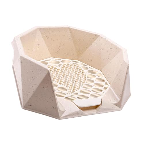 predolo Netz Trainings Toiletten Töpfchen Tablett, Hunde Töpfchen Pad, Langlebiger, Wiederverwendbarer Hundestreu Behälter, Hunde Toiletten Haustier Trainings, Beige predolo Netz Trainings Toiletten Töpfchen Tablett, Hunde Töpfchen Pad, Langlebiger, Wiederverwendbarer Hundestreu Behälter, Hunde Toiletten Haustier Trainings, Beige von predolo