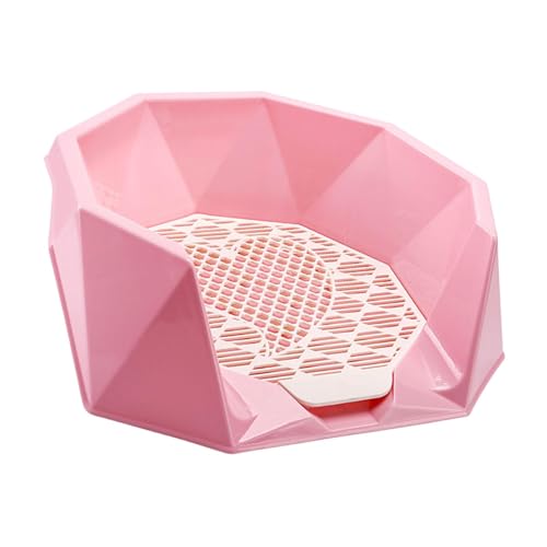 predolo Netz Trainings Toiletten Töpfchen Tablett, Hunde Töpfchen Pad, Langlebiger, Wiederverwendbarer Hundestreu Behälter, Hunde Toiletten Haustier Trainings, ROSA predolo Netz Trainings Toiletten Töpfchen Tablett, Hunde Töpfchen Pad, Langlebiger, Wiederverwendbarer Hundestreu Behälter, Hunde Toiletten Haustier Trainings, ROSA von predolo