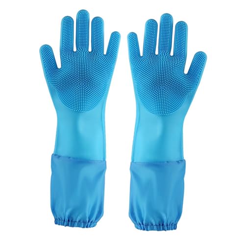 predolo Pflegehandschuhe für Haustiere, Massagebürste für Hunde und Katzen, Haarentferner, Blau predolo Pflegehandschuhe für Haustiere, Massagebürste für Hunde und Katzen, Haarentferner, Blau von predolo