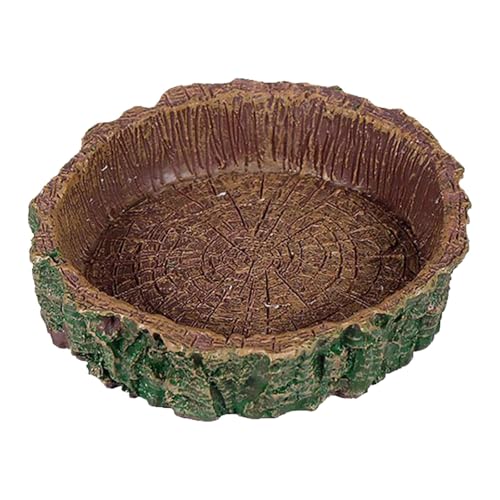 predolo Reptilienschale Futter Wassernapf Futterschale Futterstation aus PVC-Harz mit Baumstammstruktur für Aquarien Terrarien Haustierhaltung 95cmx95cmx25cm predolo Reptilienschale Futter Wassernapf Futterschale Futterstation aus PVC-Harz mit Baumstammstruktur für Aquarien Terrarien Haustierhaltung 95cmx95cmx25cm von predolo