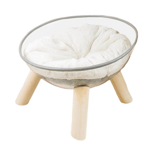 predolo Space Clear Capsule Katzenbett, erhöhtes transparentes Katzenbett aus Holz, abnehmbares, klares -Katzenbett für und Kleintiere predolo Space Clear Capsule Katzenbett, erhöhtes transparentes Katzenbett aus Holz, abnehmbares, klares -Katzenbett für und Kleintiere von predolo