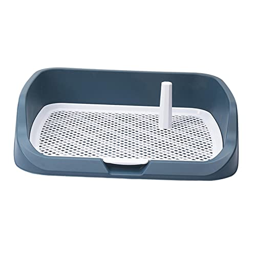 predolo Tragbare Haustier-Hundetoilette, Welpentöpfchen, Welpentoilette, Katzentoilette, Lattice, Bettpfanne, drinnen und draußen, Toilettenbecken für kleine, Hellblau predolo Tragbare Haustier-Hundetoilette, Welpentöpfchen, Welpentoilette, Katzentoilette, Lattice, Bettpfanne, drinnen und draußen, Toilettenbecken für kleine, Hellblau von predolo