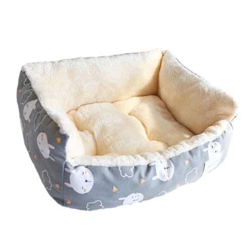 predolo Verdickte Winter Warme Haustier Bett Katze Sofa Surround Warm Halten rutschfeste Unterseite Geschlossene Kleine Tier Bett Hund Katze Bett Sofa, grau predolo Verdickte Winter Warme Haustier Bett Katze Sofa Surround Warm Halten rutschfeste Unterseite Geschlossene Kleine Tier Bett Hund Katze Bett Sofa, grau von predolo