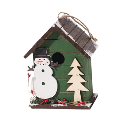 predolo Vogelhaus für die Weihnachtszeit, Holz, hängend, für Terrasse und Garten predolo Vogelhaus für die Weihnachtszeit, Holz, hängend, für Terrasse und Garten von predolo