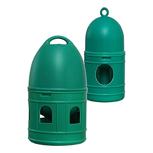 predolo Wasserspender für Vögel - Nützliches Set für Geflügel, 1L 5L Grün von predolo