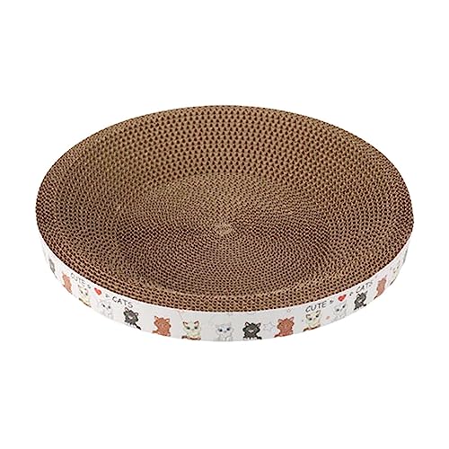 predolo Wellpappe-Kratzunterlage für Lounge-Bett, langlebiger Möbelschutz mit Grind Claws, interaktiver Spiel-Katzenkratzer aus Pappe für Hauskatzen, l predolo Wellpappe-Kratzunterlage für Lounge-Bett, langlebiger Möbelschutz mit Grind Claws, interaktiver Spiel-Katzenkratzer aus Pappe für Hauskatzen, l von predolo