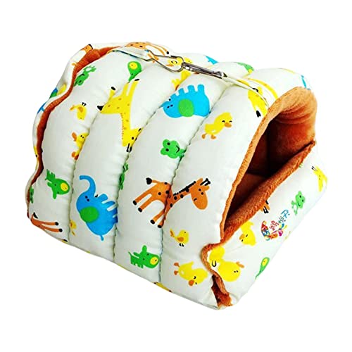 predolo Winterwarmer Papageienkäfig Höhlenschlafbett Vogelhaus Schuppen Zelt Hängematte Haus Vögel Hängenest für Kakadus, Lovebirds, Sittiche, m von predolo
