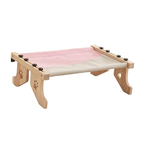 predolo Zweizweck-Katzenfensterstange, Balkonfenster-Katzenhängematte, Katzenregal, waschbarer Sitz, Katzenbett, langlebig, stabil, grau rosa predolo Zweizweck-Katzenfensterstange, Balkonfenster-Katzenhängematte, Katzenregal, waschbarer Sitz, Katzenbett, langlebig, stabil, grau rosa von predolo