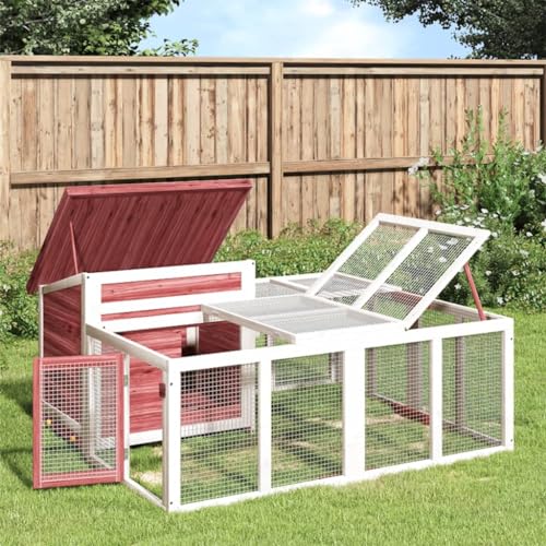 prissent Kaninchenstall Moka 144 x 123 x 67,5 cm aus massivem Kiefernholz Kaninchenstall für den Außenbereich Kaninchenstall Kaninchenhaus Kaninchenhütte Outdoor sicher und bequem prissent Kaninchenstall Moka 144 x 123 x 67,5 cm aus massivem Kiefernholz Kaninchenstall für den Außenbereich Kaninchenstall Kaninchenhaus Kaninchenhütte Outdoor sicher und bequem von prissent
