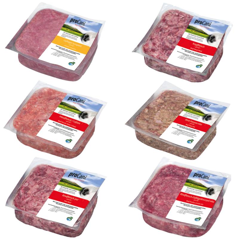 proCani BARF-Paket Rind & Geflügel - 50 x 500 g proCani BARF-Paket Rind & Geflügel - 50 x 500 g von proCani
