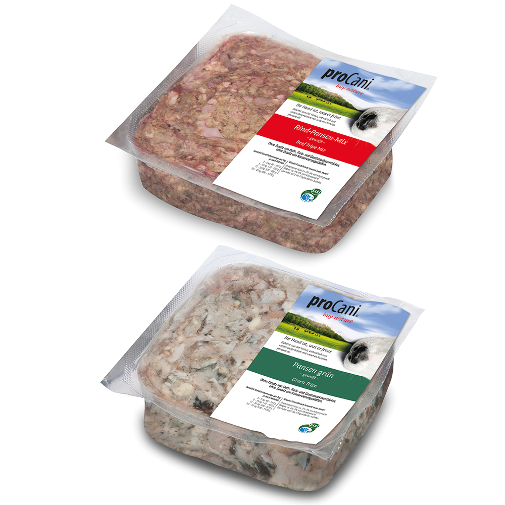 proCani BARF-Paket pur Probiotisch mit Rind - 28 x 500 g proCani BARF-Paket pur Probiotisch mit Rind - 28 x 500 g von proCani