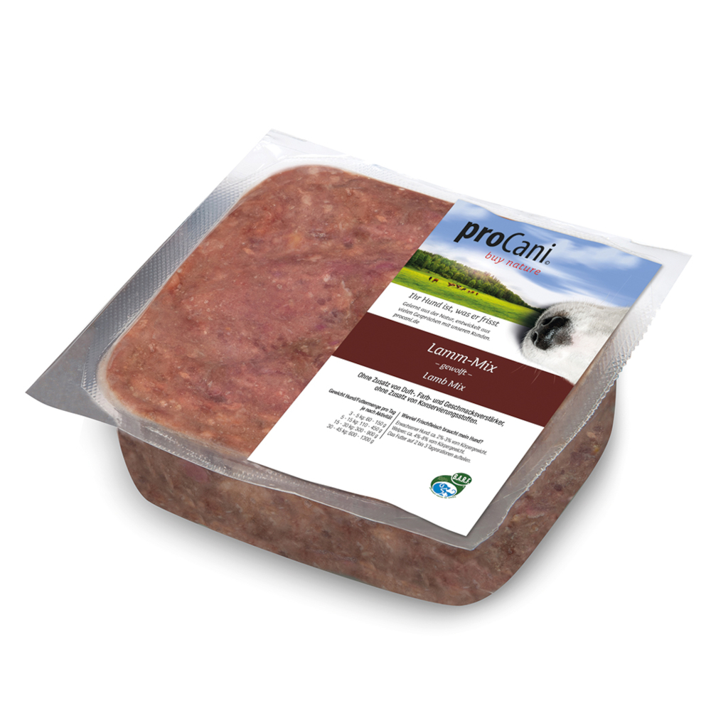 proCani Frostfleisch Lamm Mix - 50 x 500 g proCani Frostfleisch Lamm Mix - 50 x 500 g von proCani