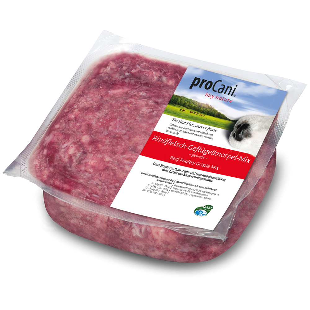 proCani Knorpel Rind & Geflügel - 50 x 500 g proCani Knorpel Rind & Geflügel - 50 x 500 g von proCani